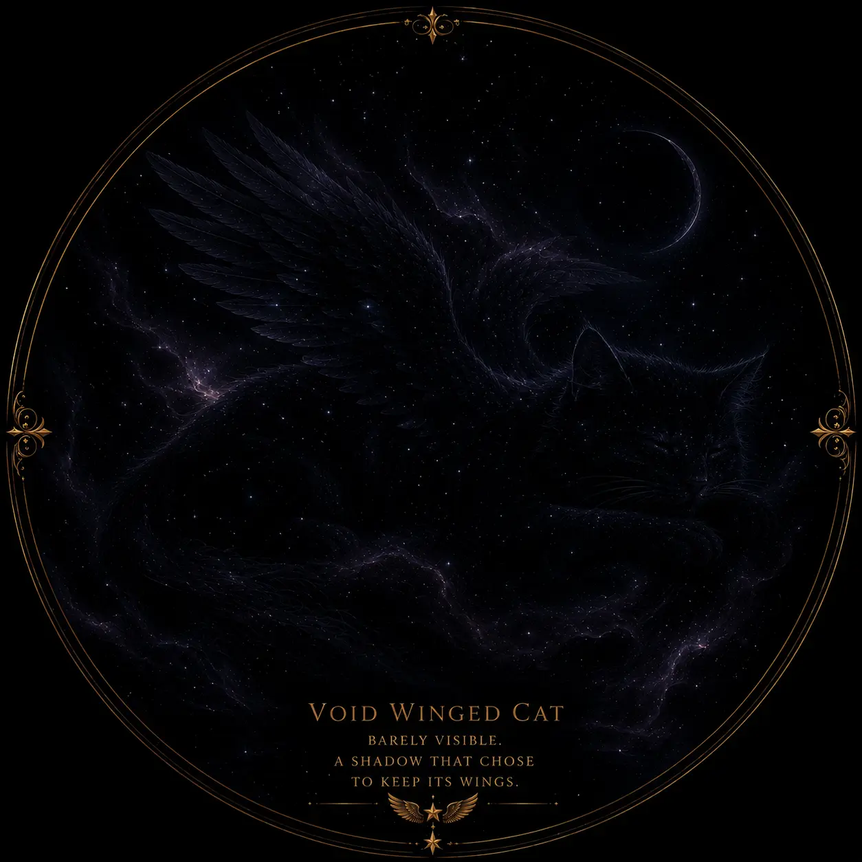 Winged Cat stole Pepe's rare frame. No refunds.